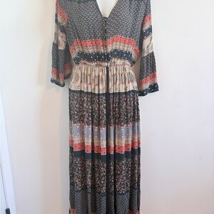 Bohemian Multi-Color Maxi Dress